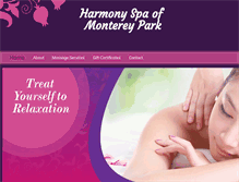 Tablet Screenshot of harmonyharmony.com
